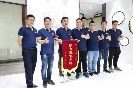 品牌升级，首先是人的思维升级——祝贺郎玛瓷砖荣获月集团销售冠军品牌